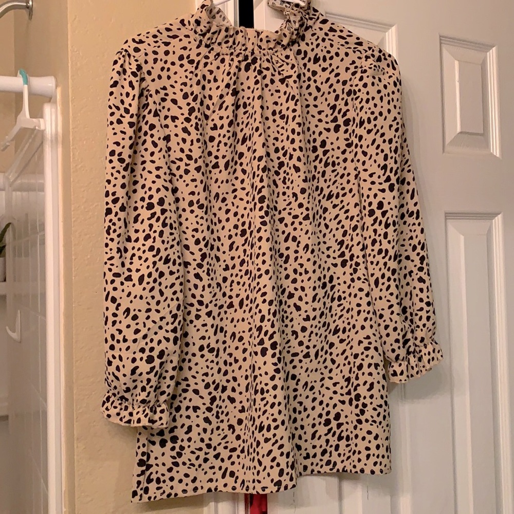 Leopard print blouse